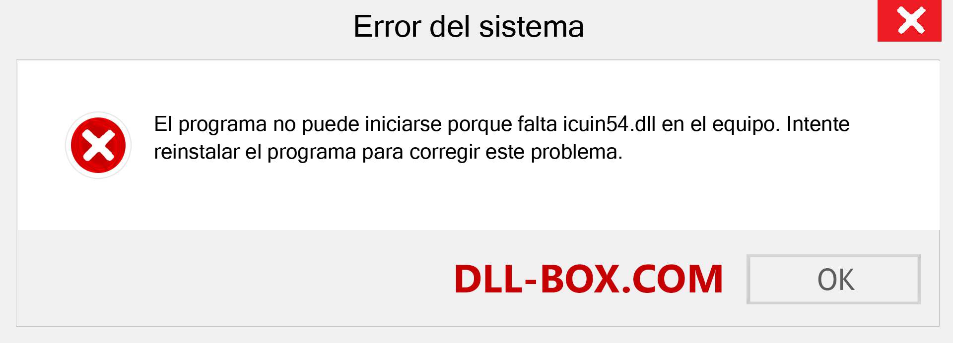 ¿Falta el archivo icuin54.dll ?. Descargar para Windows 7, 8, 10 - Corregir icuin54 dll Missing Error en Windows, fotos, imágenes